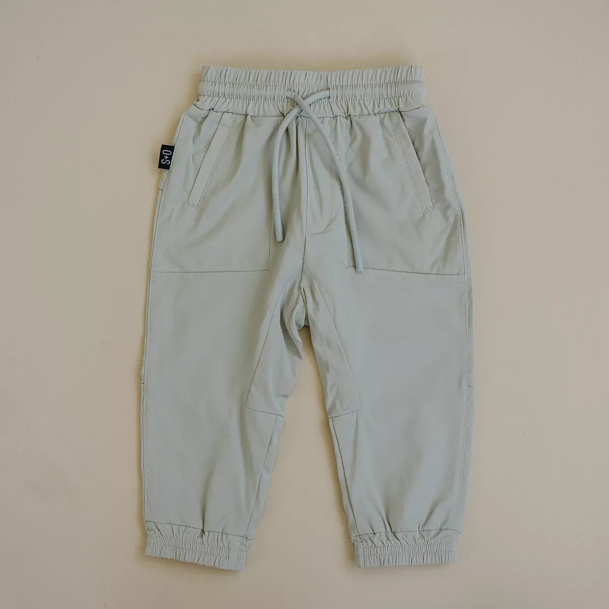 Детские спортивные штаны для девочек с эластичным поясом Eden Joggers Olive + Scout, Stone
