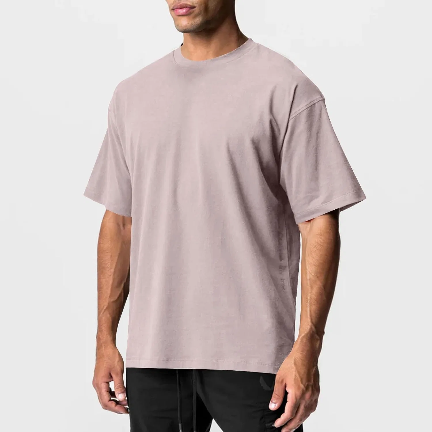 Мужская футболка с круглым вырезом Summer Classic Tops, Rose Gold — фото 2