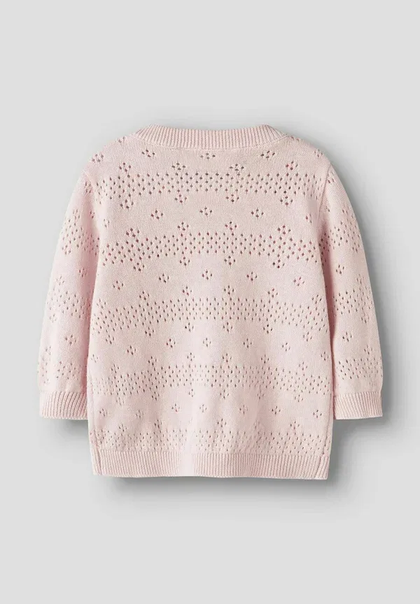 Кардиган хлопковый Knitted cardigan regular fit Name It, Lotus — фото 3