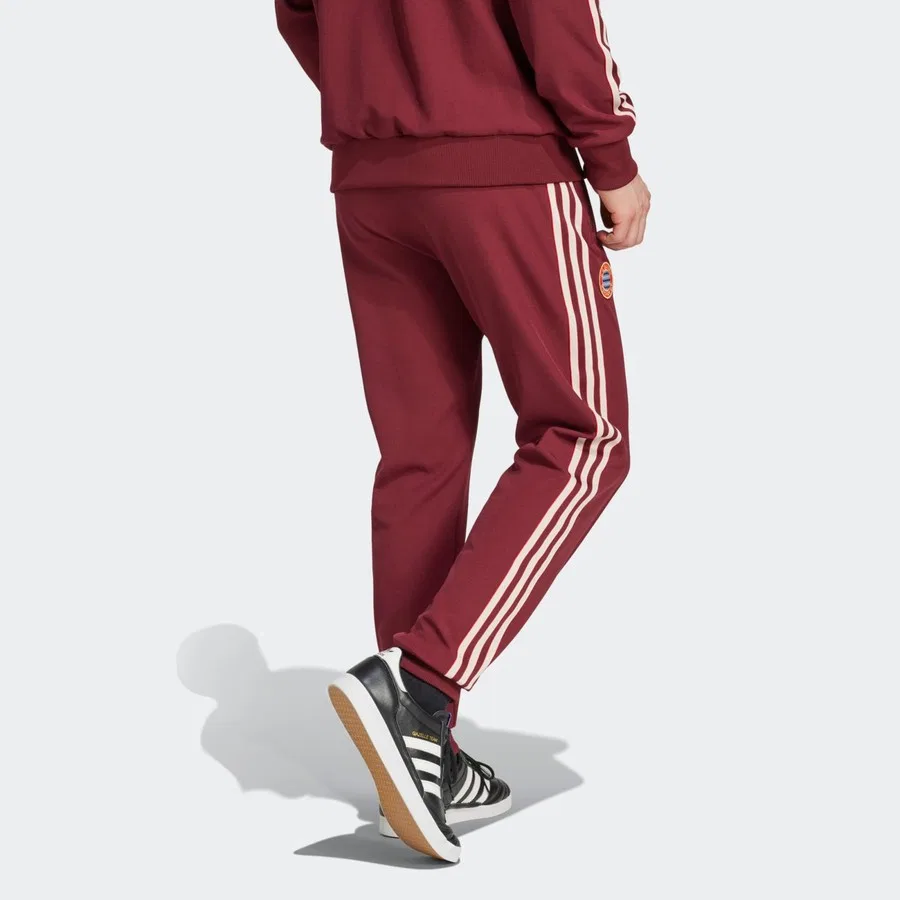 Спортивные брюки с принтом FC Bayern Terrace Icons adidas, Красный — фото 2