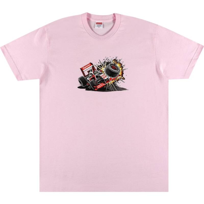 

Футболка Supreme Crash, розовый