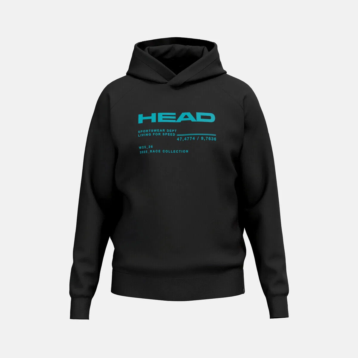 Детское худи с принтом RACE Head, Schwarz