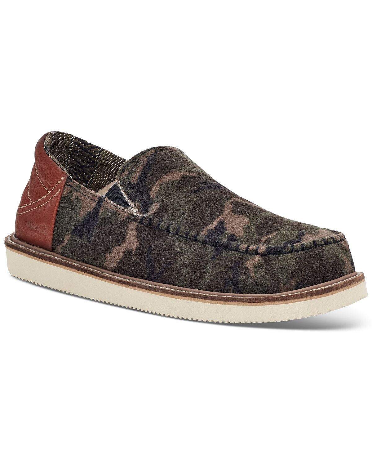 

Мужские тапочки cozy vibe low sm camouflage со складным каблуком Sanuk, мульти