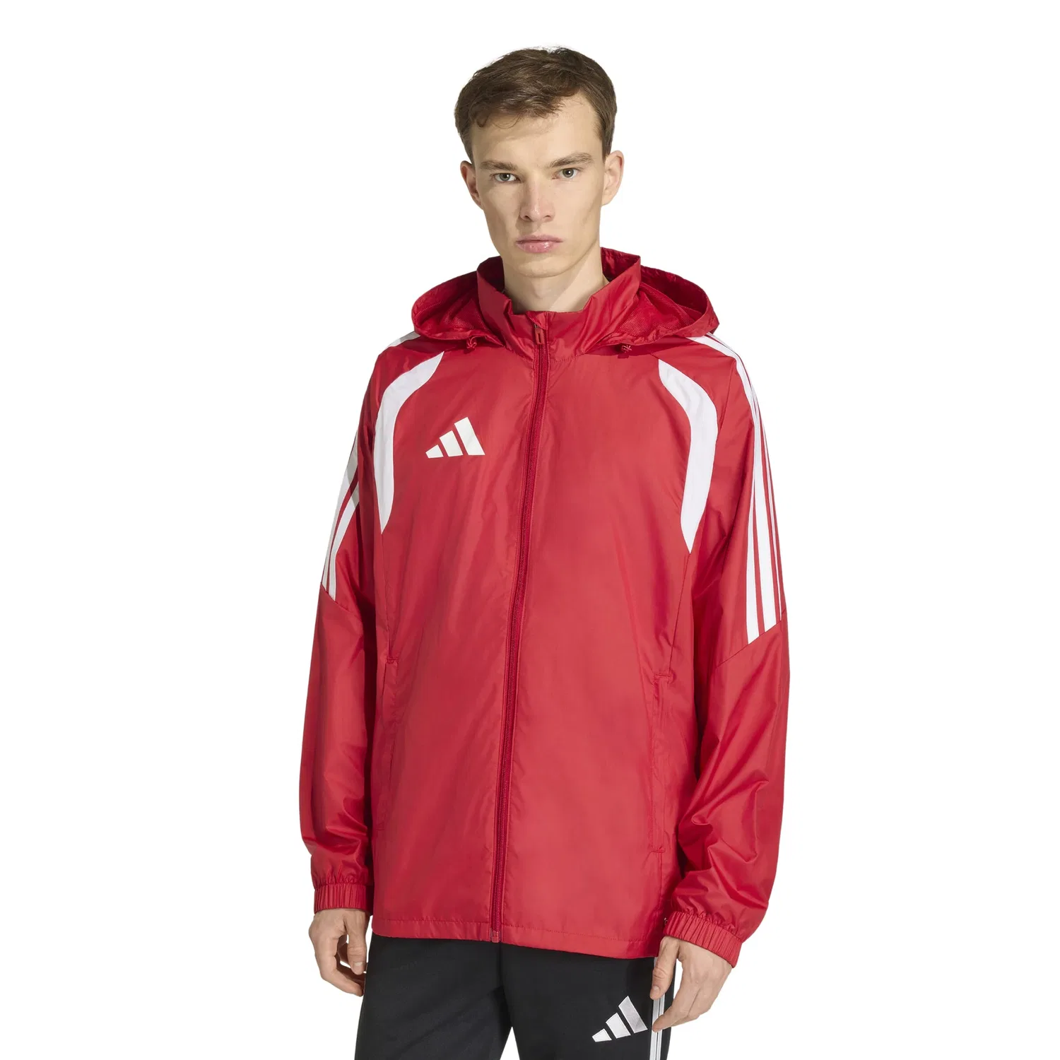 Тренировочная куртка Adidas Performance TIRO26 красного цвета — фото 2