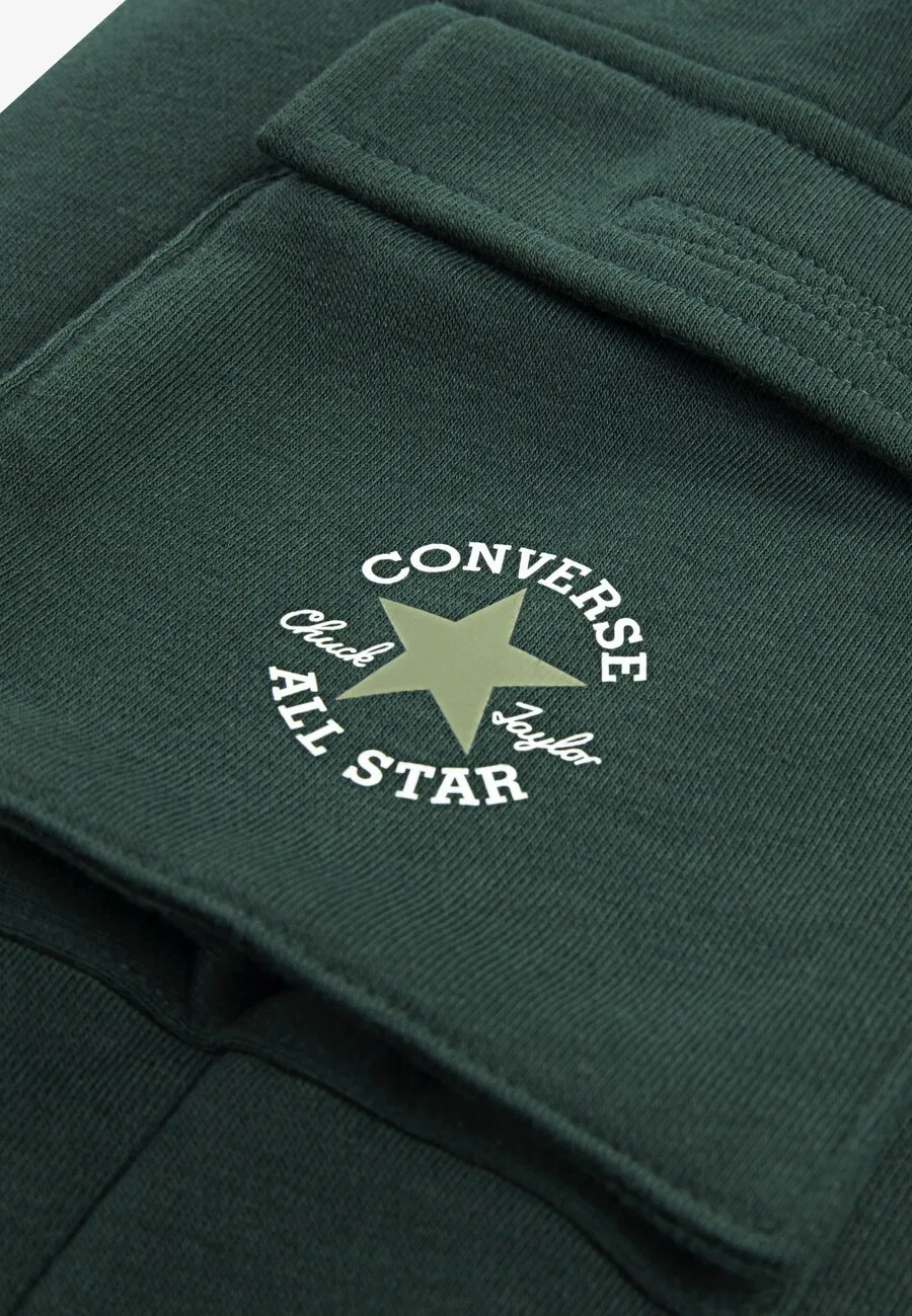 Зауженные брюки CONVERSE цвета хаки, еловые — фото 4