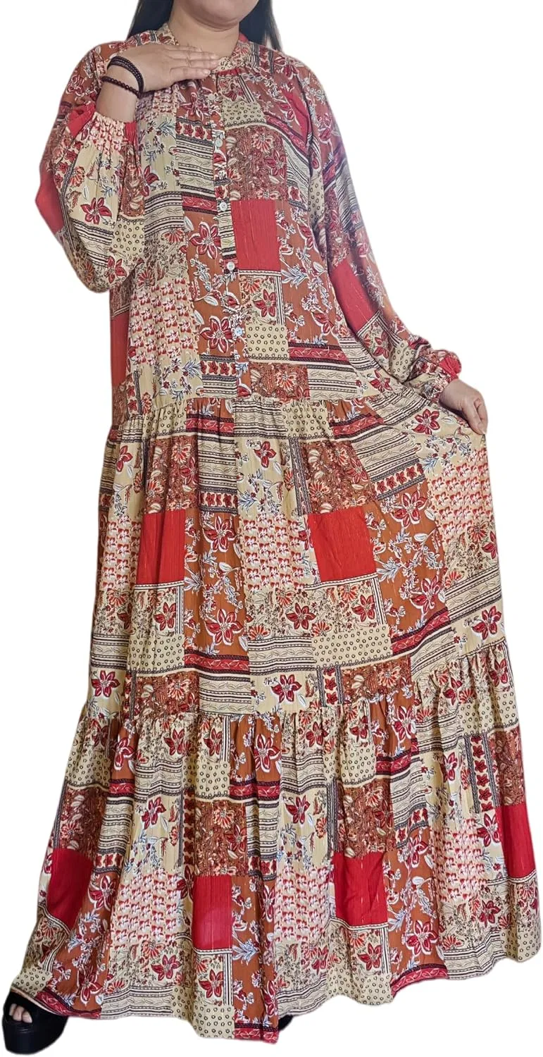 Женское повседневное платье с пуговицами 100% Polyester, Red