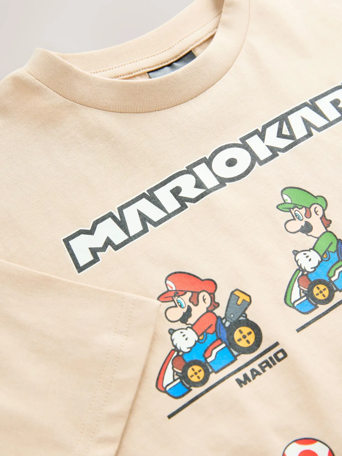 Футболка с принтом Mario Next, Stone — фото 4