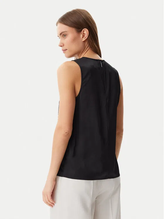 Топ regular fit Calvin Klein, черный — фото 3