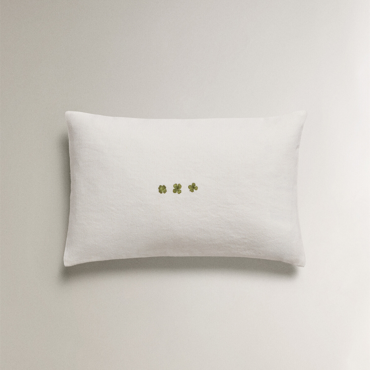 

Чехол для подушки Zara Home Clover, 30х50 см, хлопок/лен