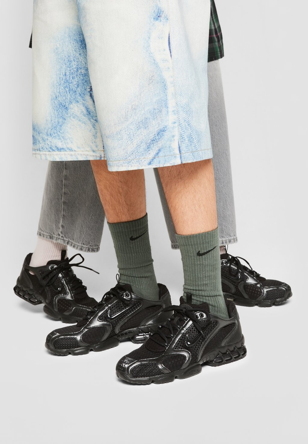 Кроссовки на шнуровке AIR ZOOM SPIRIDON CAGE 2T UNISEX Nike, черный — фото 4