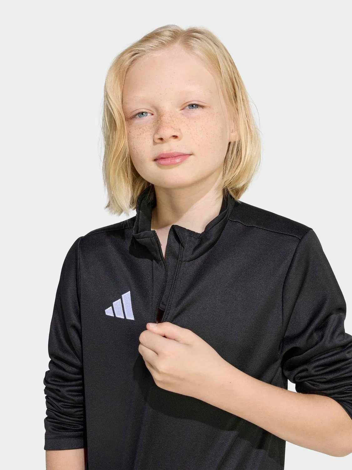 Тренировочная куртка adidas Entrada 26, черный — фото 4