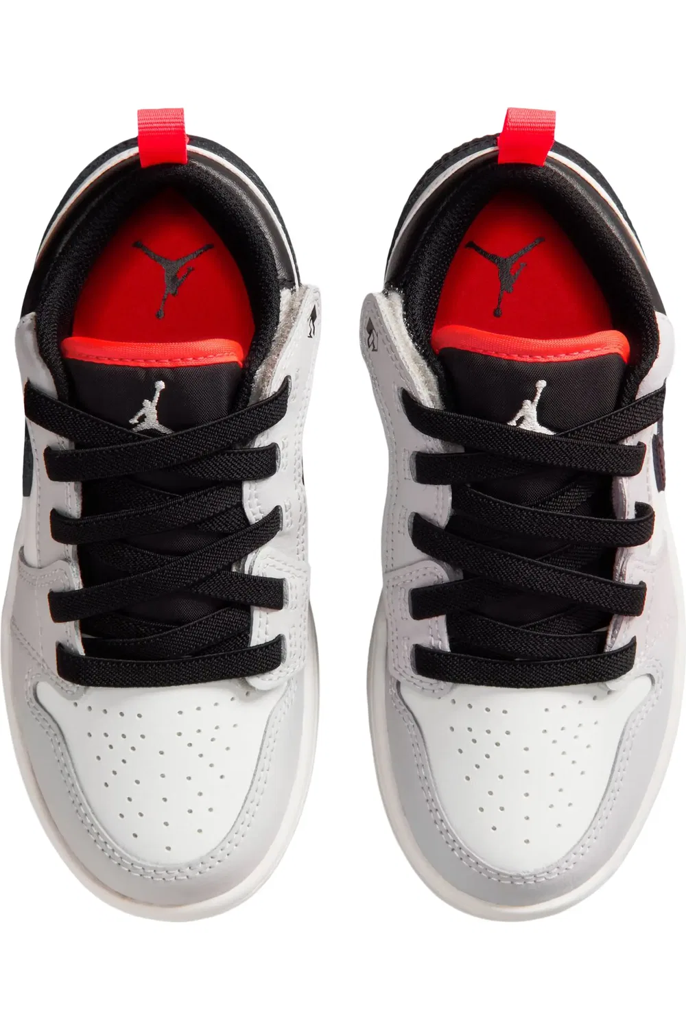 Детские кроссовки классические Air Jordan 1 Low Alt Jordan, Black/Black/White/Infrared — фото 3