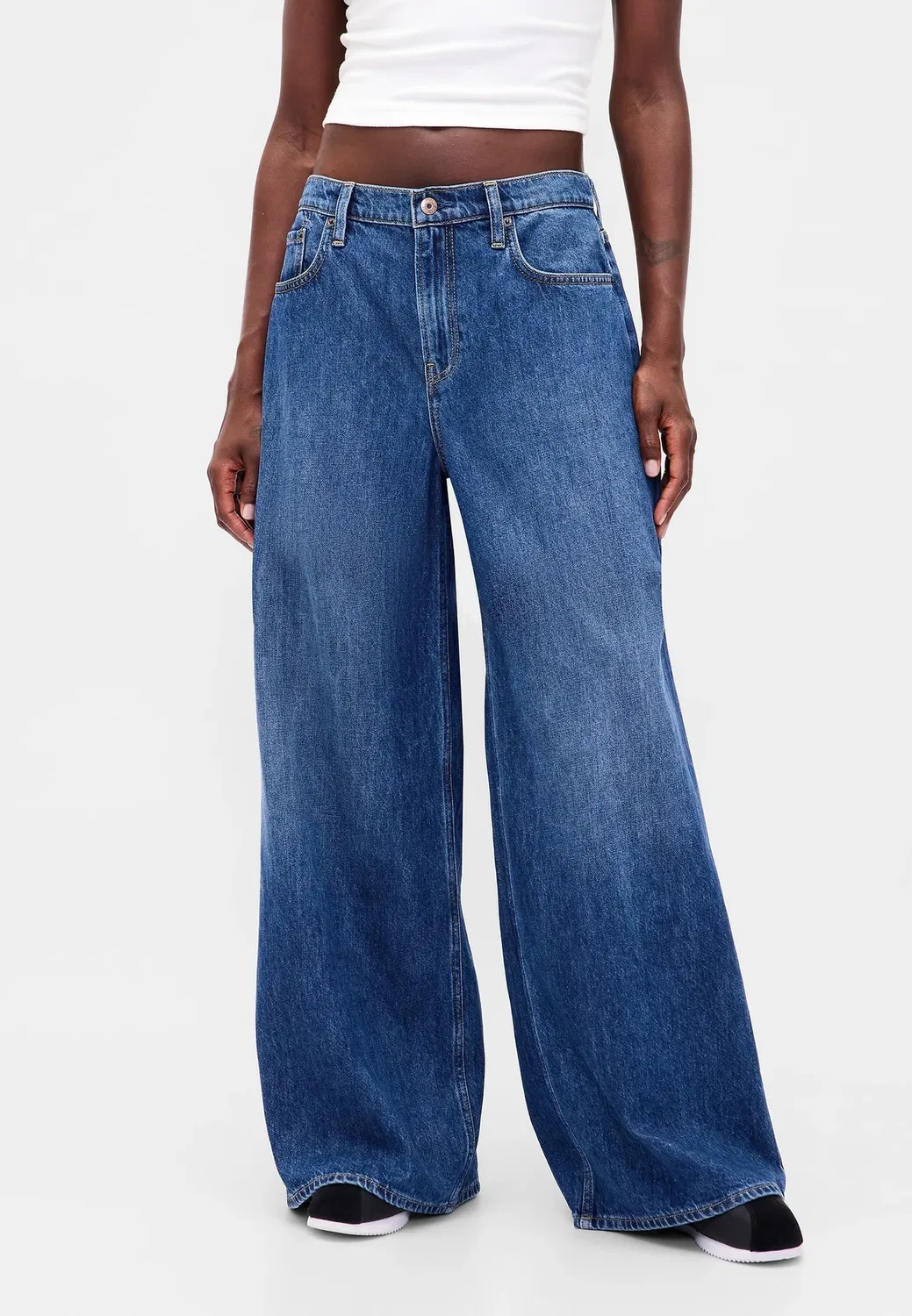Очень свободные джинсы свободного кроя Gap, Medium Indigo 15