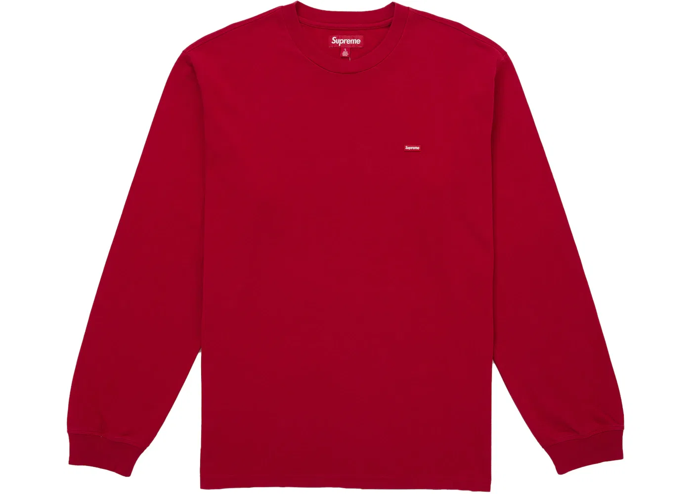 Мужская футболка с длинным рукавом Supreme, Dark Red