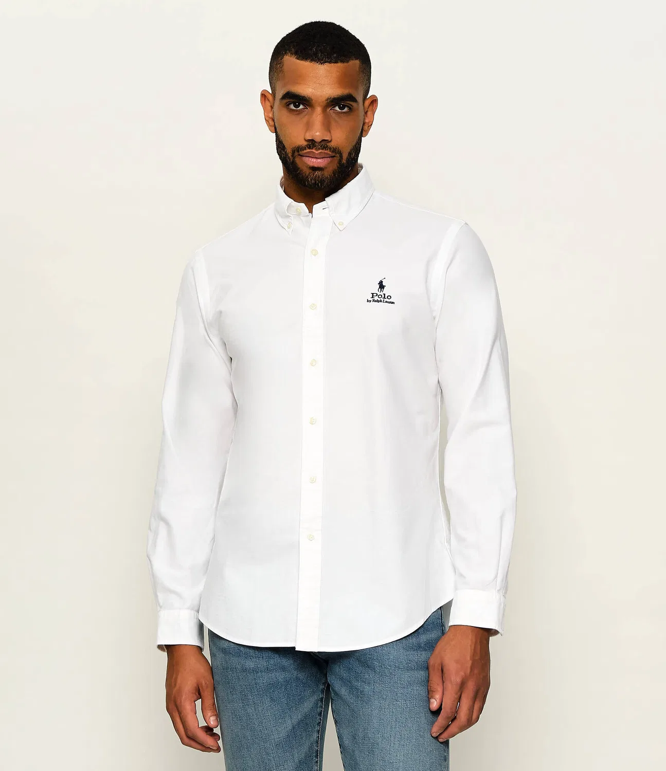 Рубашка с длинным рукавом Polo Ralph Lauren, Bianco — фото 3