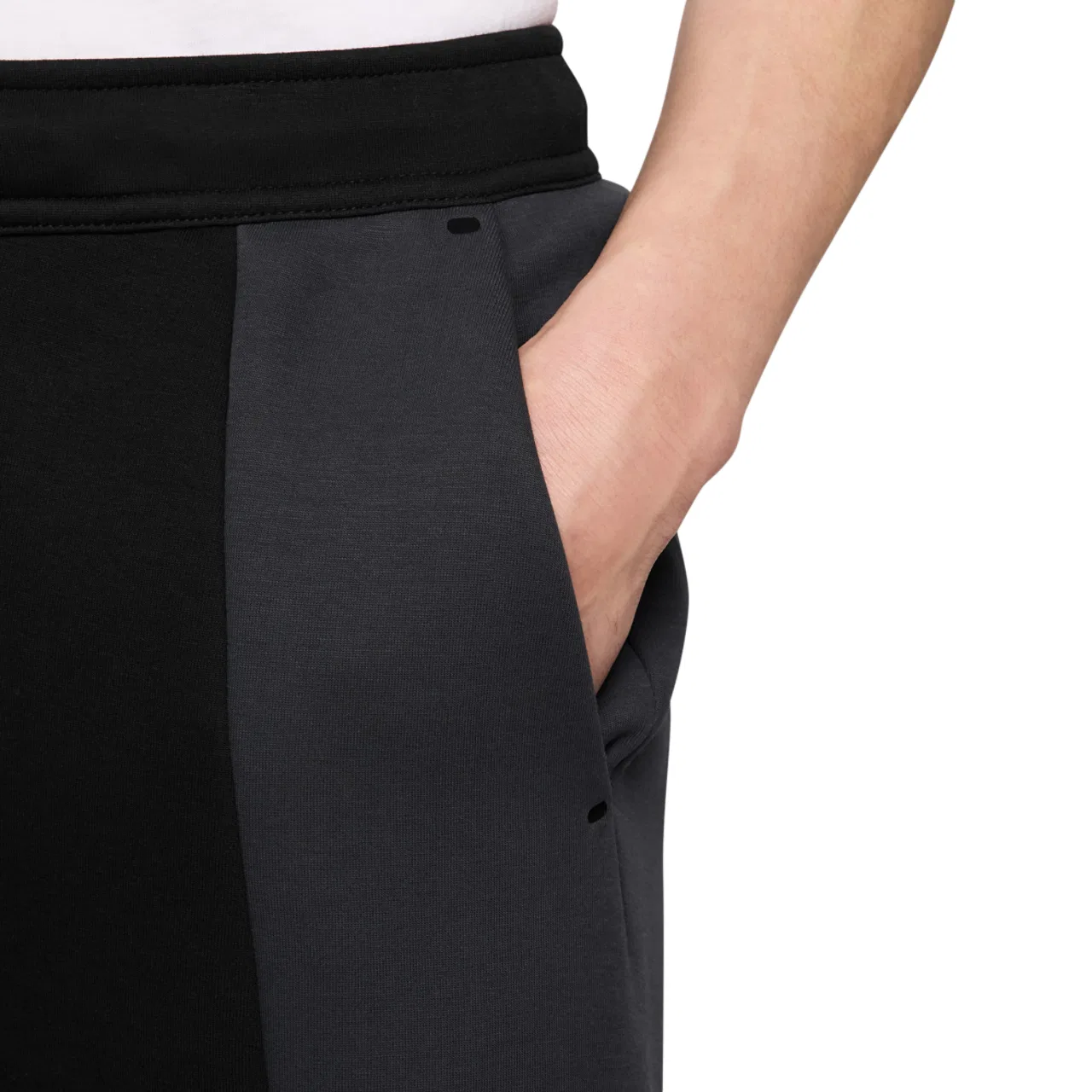 Мужские спортивные брюки Tech Fleece Pro Cb Open Hem Nike, цвет Black/Anthracite/Black — фото 3