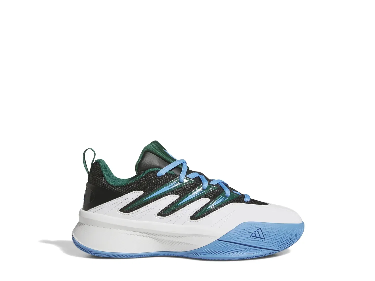 Кроссовки детские Dame Certified 3, adidas, бело-синий — фото 3