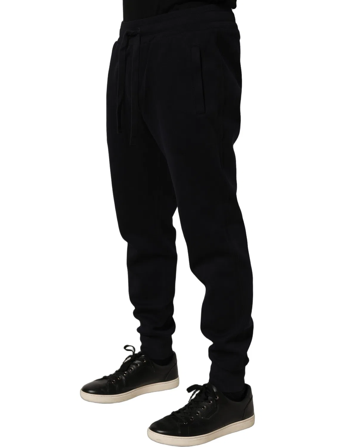 Мужские брюки-джоггеры на шнурке Jogger Trouser Dolce & Gabbana, Dark Blue — фото 4