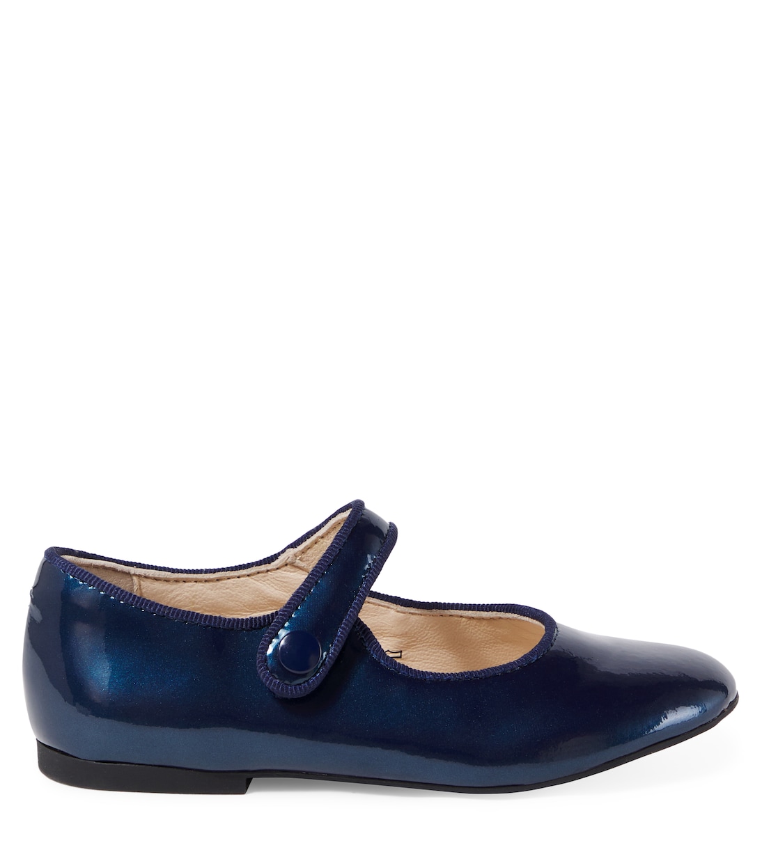 Туфли Mary Jane Daisy Baby из металлизированной кожи Pom d'Api, Vernis Metal/Blue — фото 4