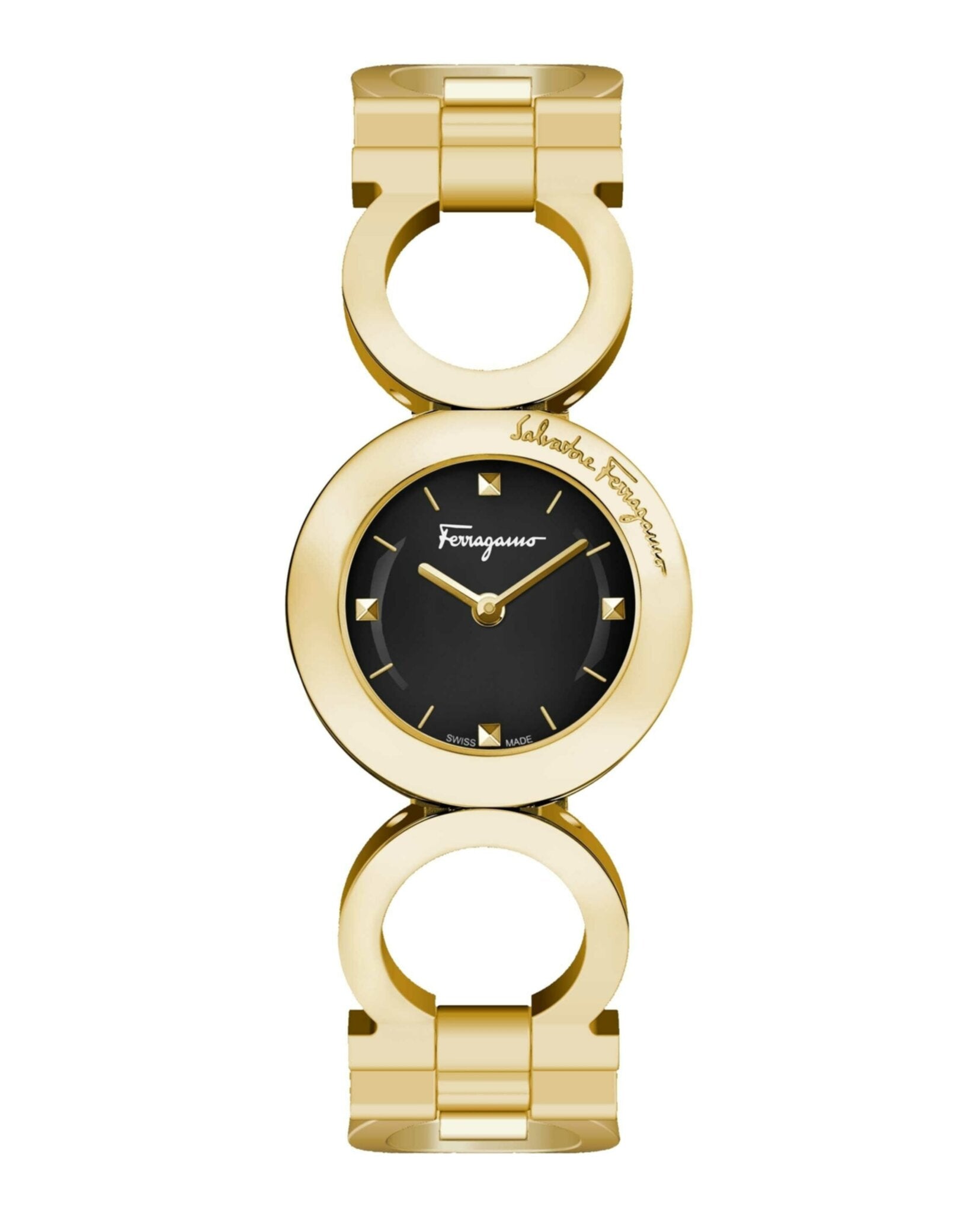 

Часы Gancino Salvatore Ferragamo, золотой/золотой/черный