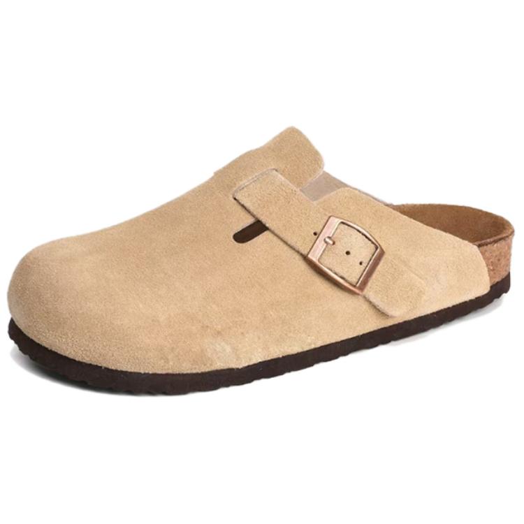 

Topland Унисекс тапочки с закрытым носком устойчивые к истиранию хаки, цвет Khaki