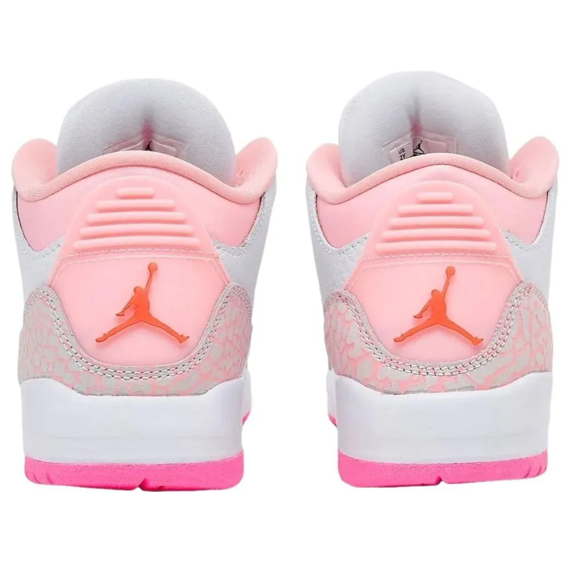 Кроссовки (GS) Air Jordan 3 'Spring Flowers', белый — фото 4