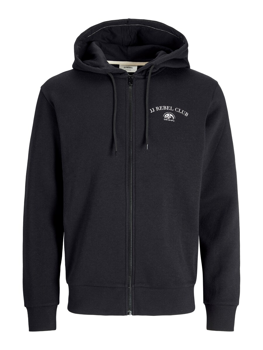 

Толстовка с капюшоном на молнии JJ Rebel Zip-Up Hoodie JREBANDREW, черный