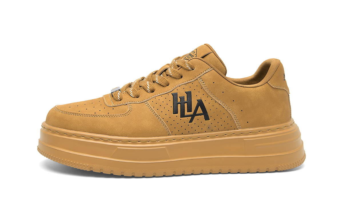 

HLA Низкие скейтерские кросcовки мужские землянисто-желтые, цвет Earth Yellow