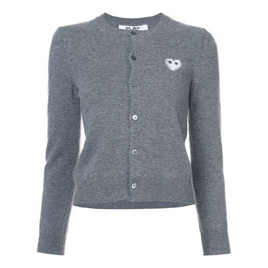 

Кардиган (WMNS) COMME des GARCONS PLAY Cardigan White Emblem 'Grey' AZ-N061-051-3, серый