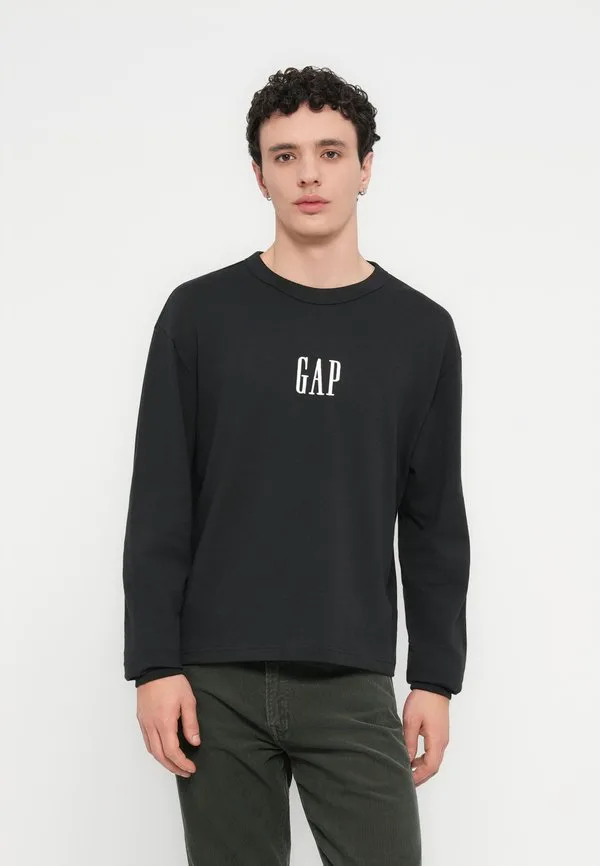 Футболка с логотипом корпорации, топ с длинными рукавами Gap, Moonless Night