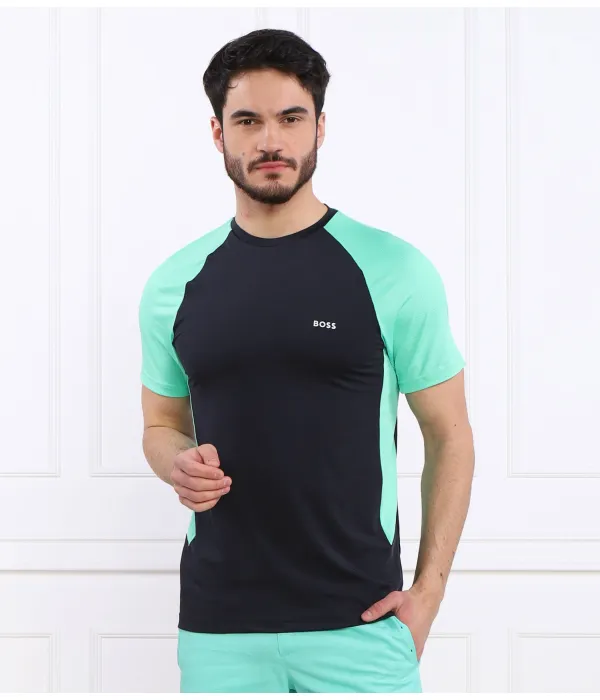 Активная футболка Slim fit Boss Green, синий — фото 3