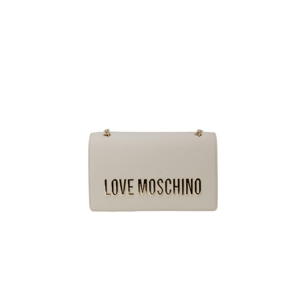 

Бежевая полиэтиленовая сумка LOVE MOSCHINO