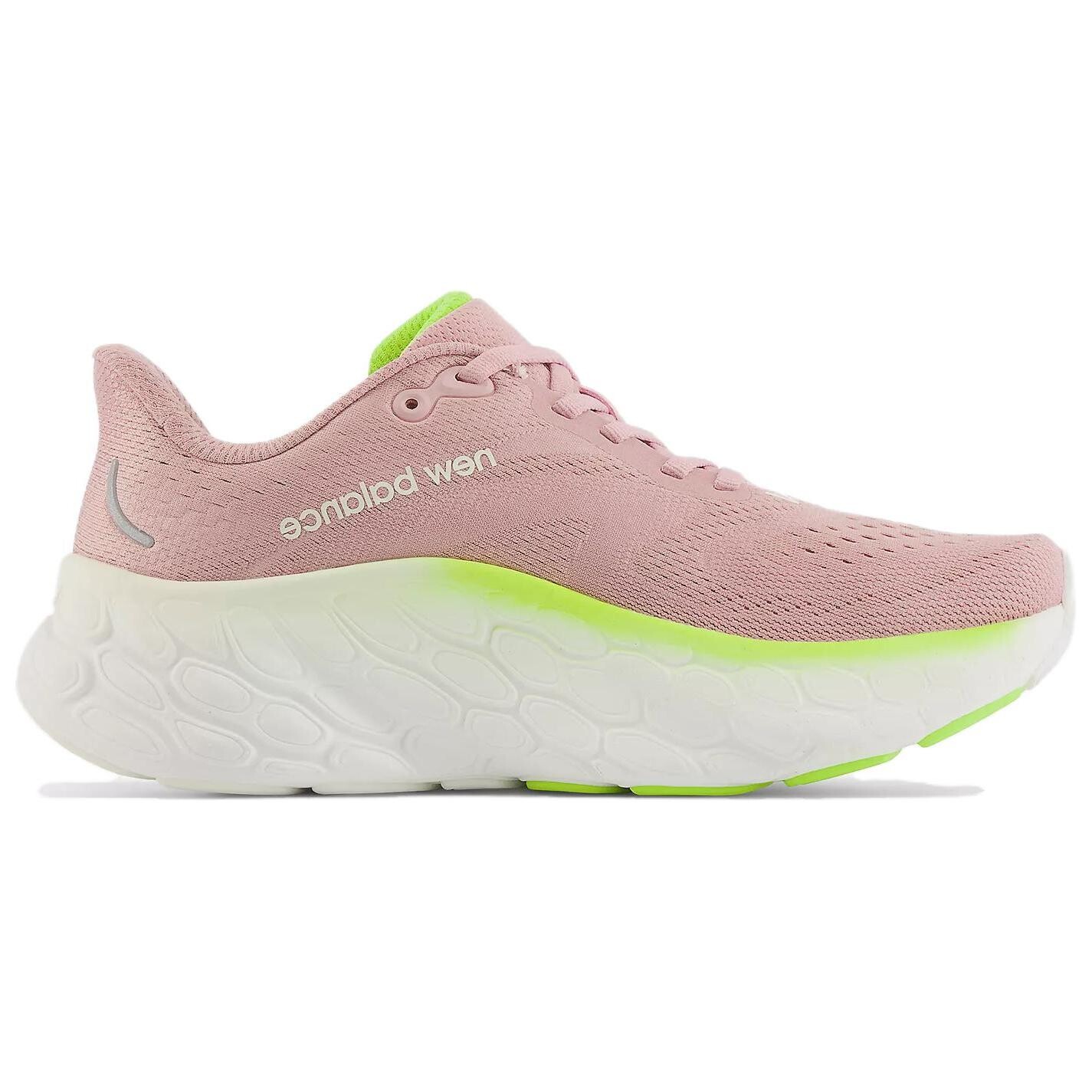 Кроссовки New Balance Fresh Foam X More v4, розовый/белый — фото 2