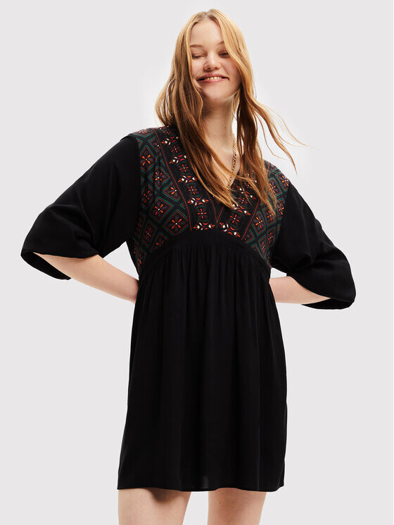 

Платье на каждый день свободного кроя Desigual, черный