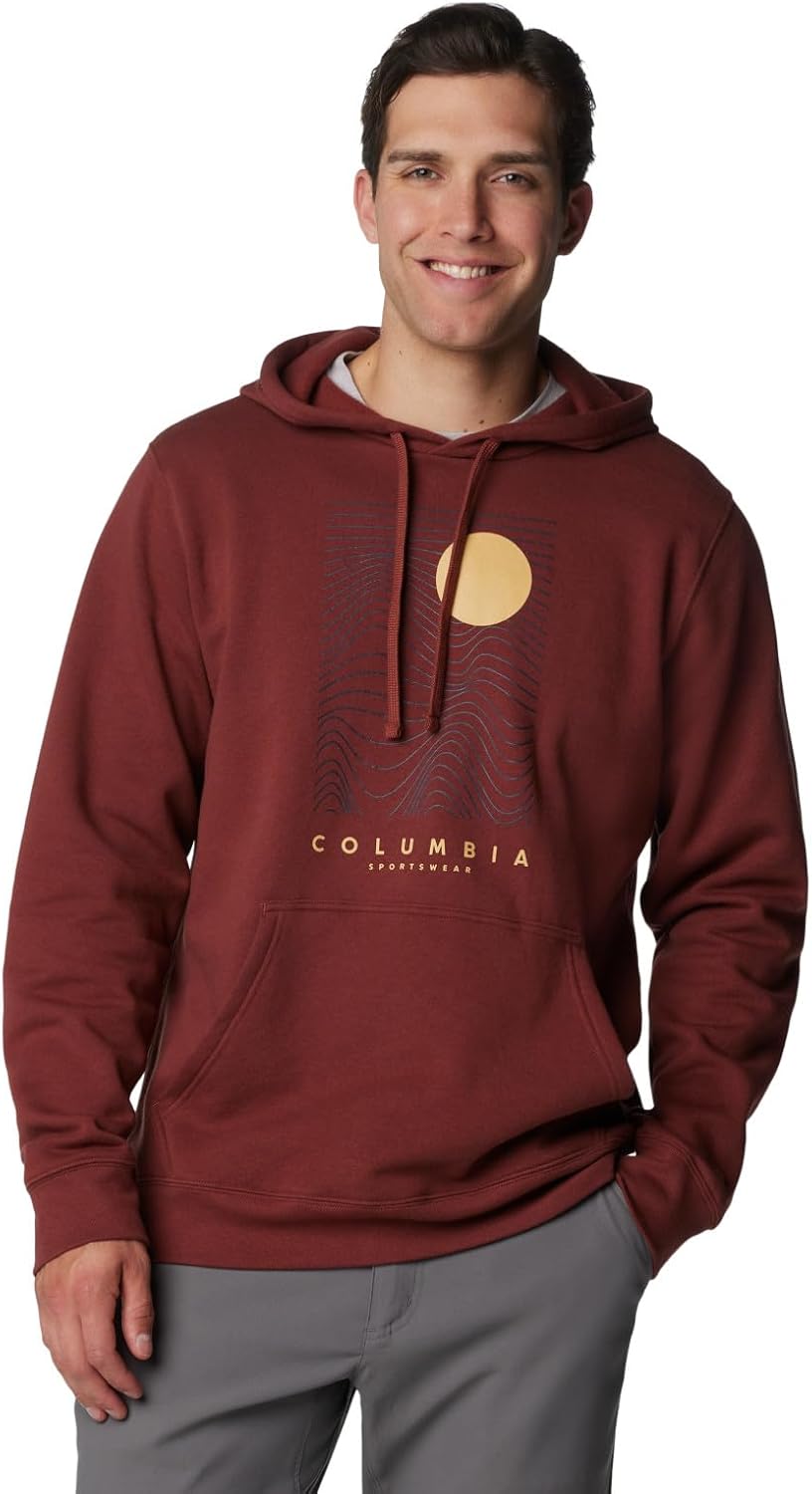 

Куртка-толстовка Columbia мужская Trek Hoodie, Spice/Linear Drifts