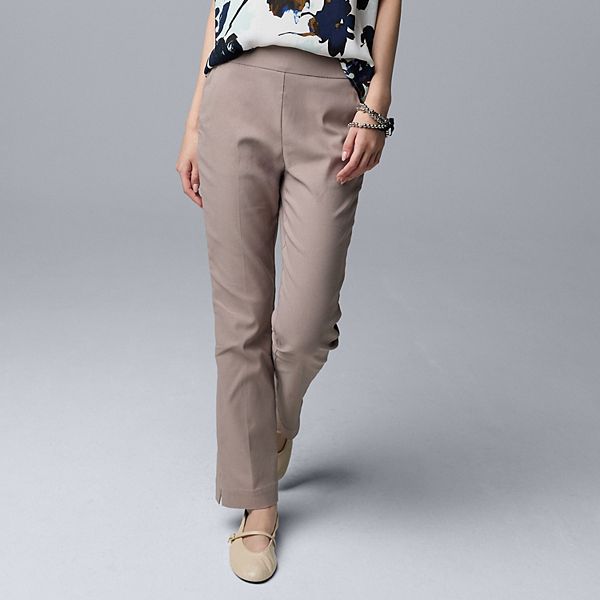 

Женские брюки люкс из твила Simply Vera Vera Wang, Leisure Khaki
