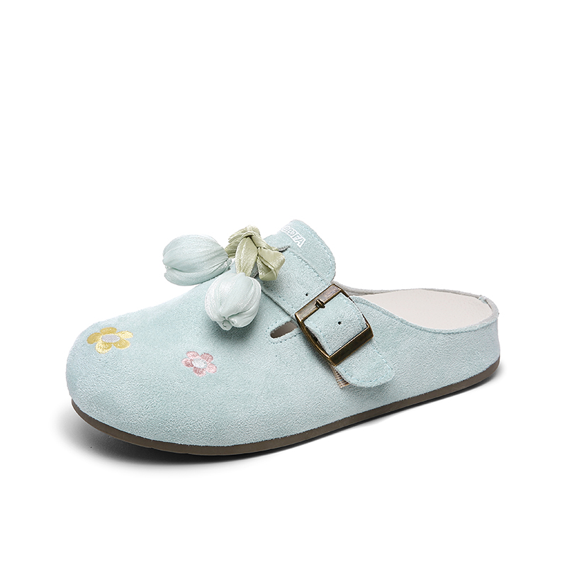 Lovely you Тихие устойчивые к истиранию закрытые тапочки для женщин Blue Tulip Box, цвет Blue Tulip Box — фото 4