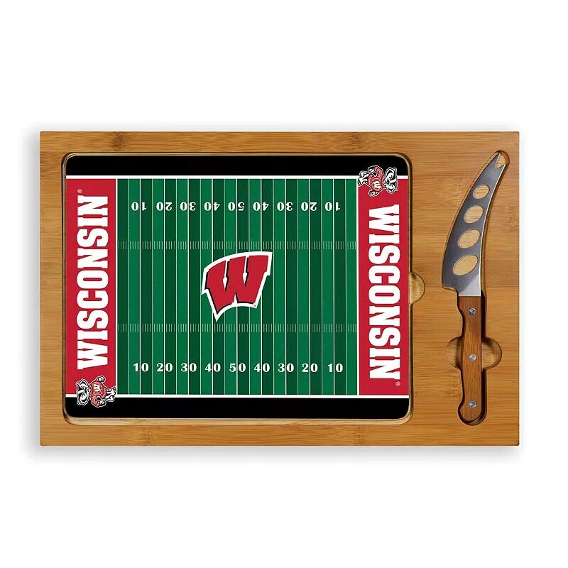 

Набор разделочных досок со стеклянной поверхностью Picnic Time Wisconsin Badgers, Коричневый, Набор разделочных досок со стеклянной поверхностью Picnic Time Wisconsin Badgers