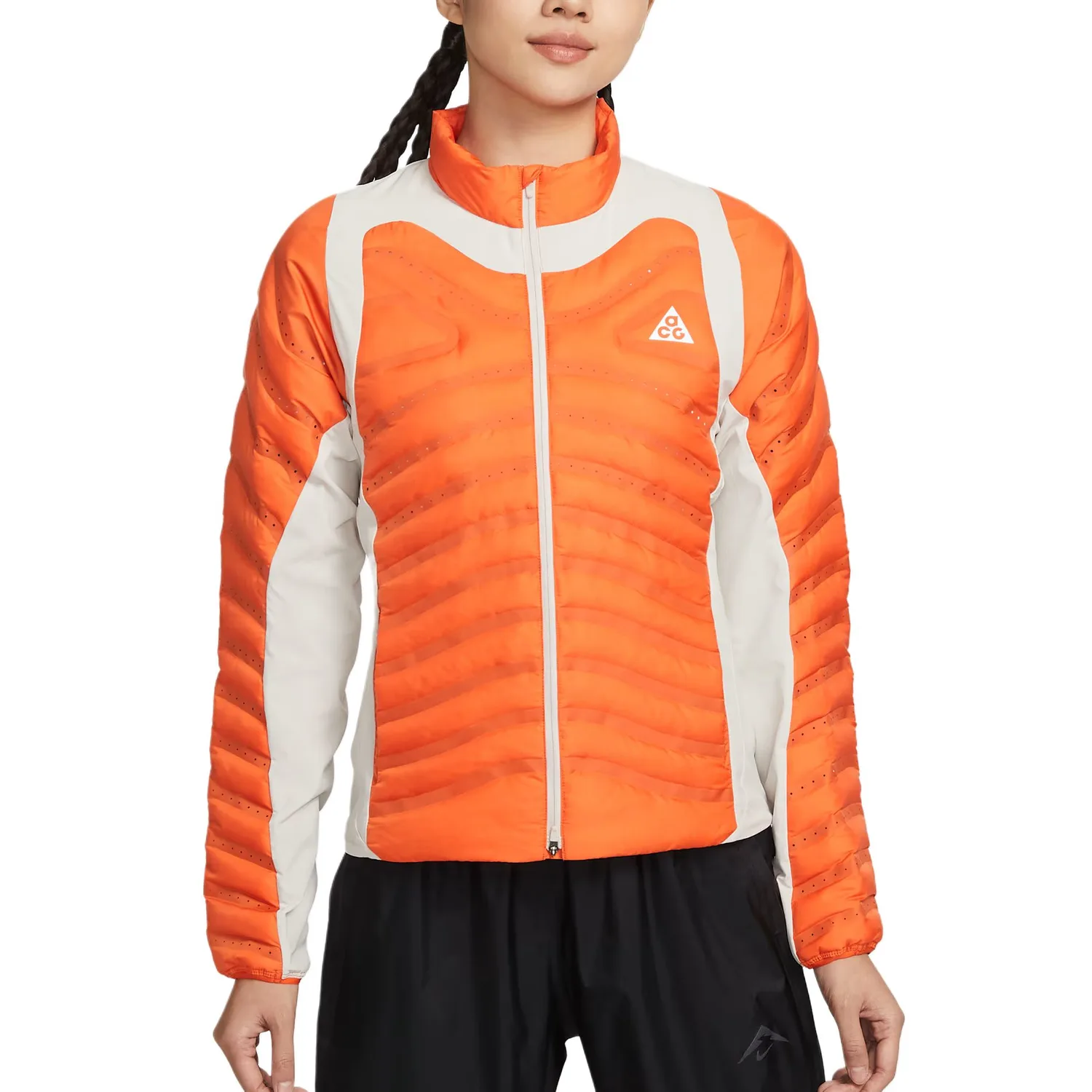 Куртка Lava Loft Nike, Safe Orange/Light Earth Brown/Milk White II/Mountain White — фото 4