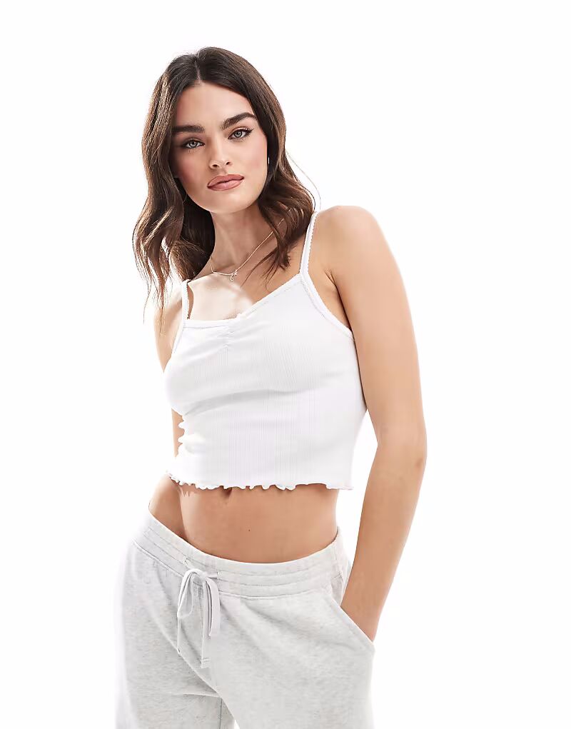 

Укороченный топ-топ Cotton On pointelle cami Cotton:On