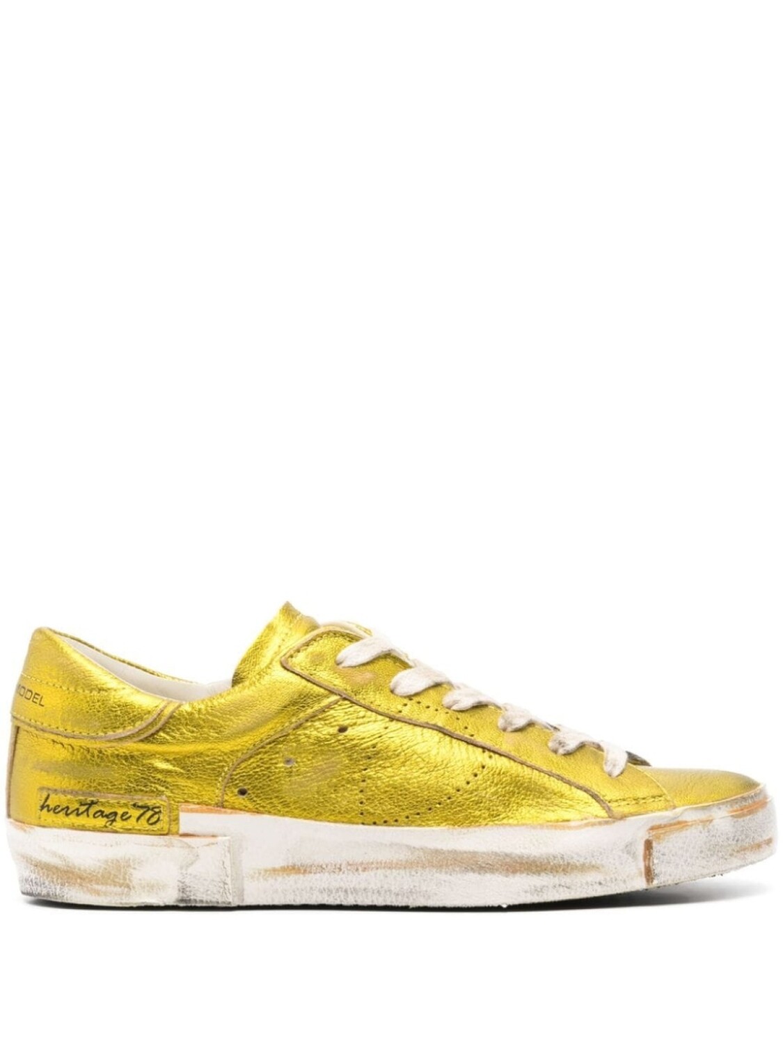 

Philippe Model Paris кеды Prxs Tennis, желтый