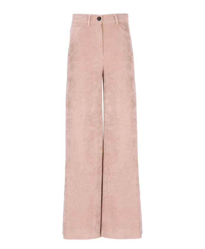 

Розовые вельветовые брюки-палаццо D.Exterior, розовый