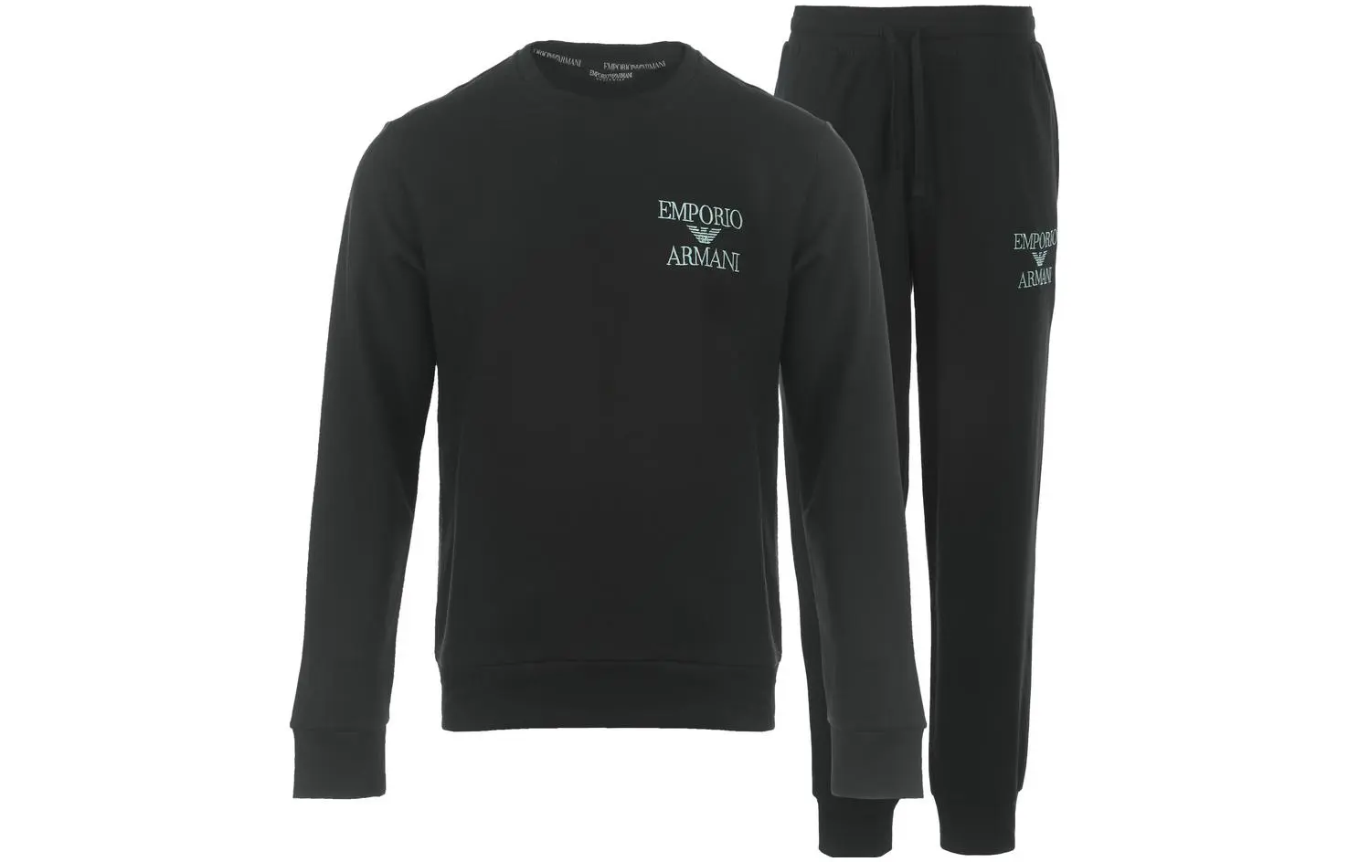 EMPORIO ARMANI Комплект FW23 Sweatshirt Set Men's Black — фото 3