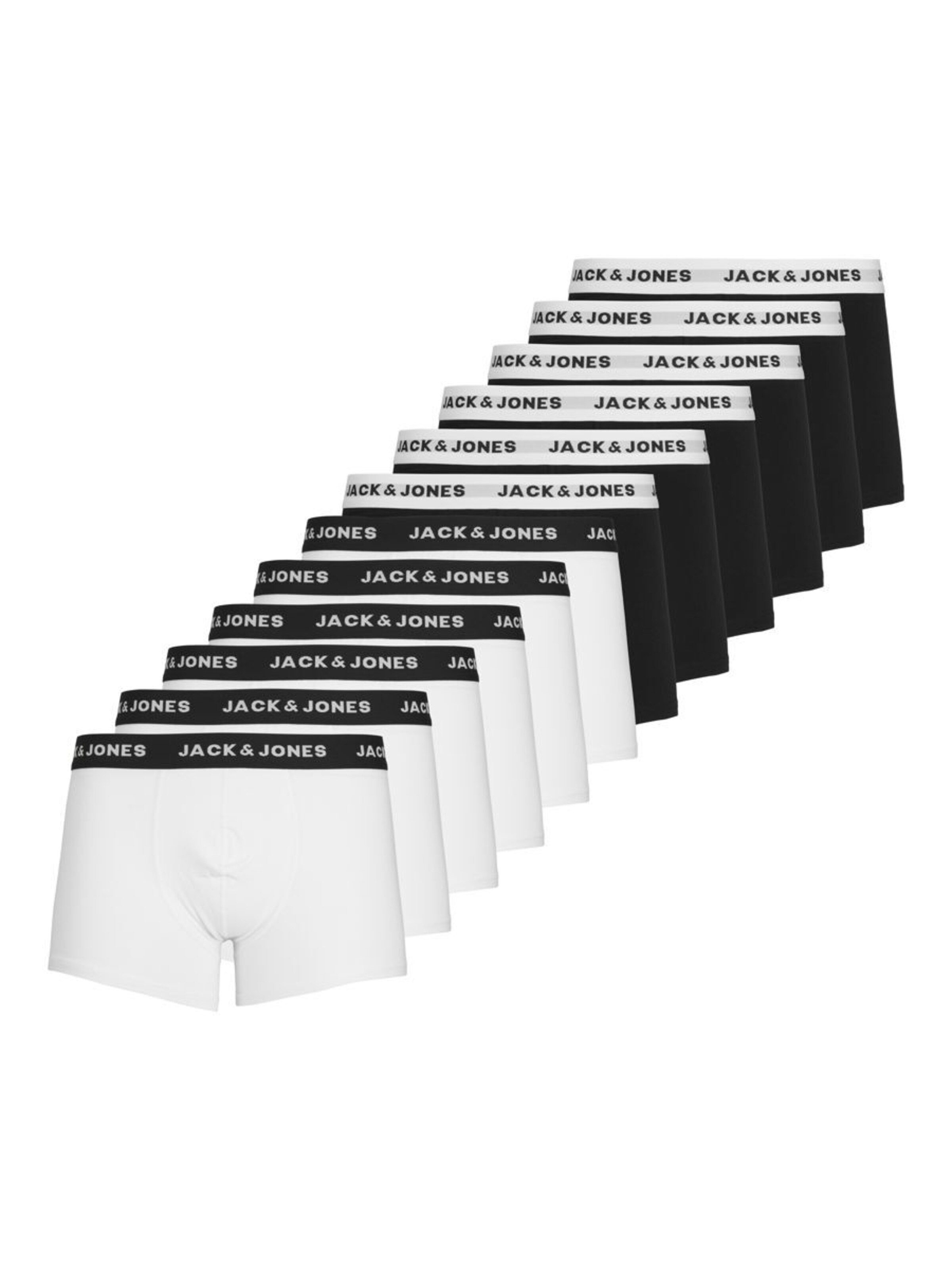 

JACK & JONES Боксеры в цвете Black, White