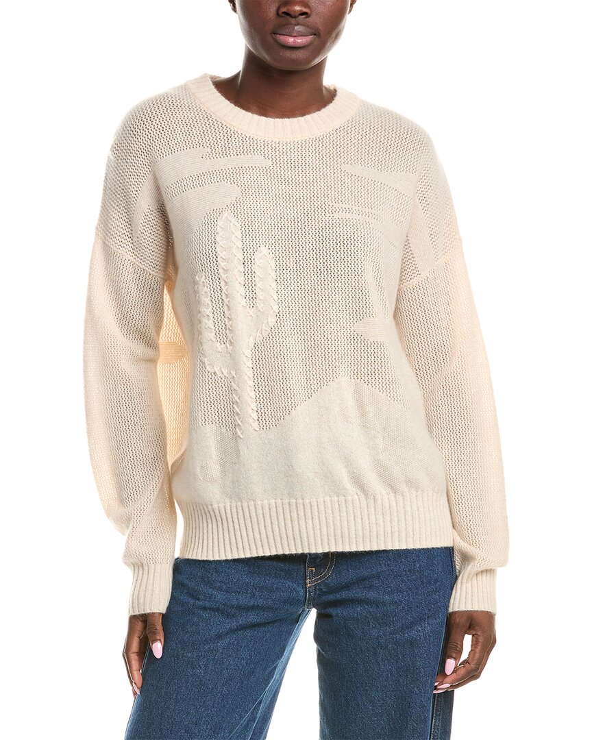 

Броде Кашемир Пуловер кардиган Brodie Cashmere, белый