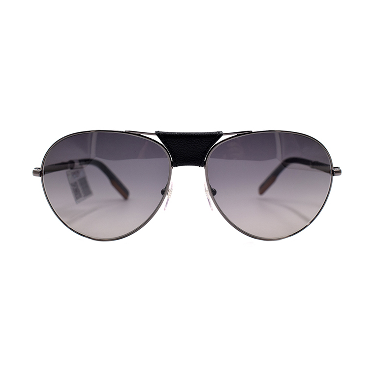 

Ermenegildo Zegna Серые авиаторские солнцезащитные очки Zegna Alloy, Gunmetal