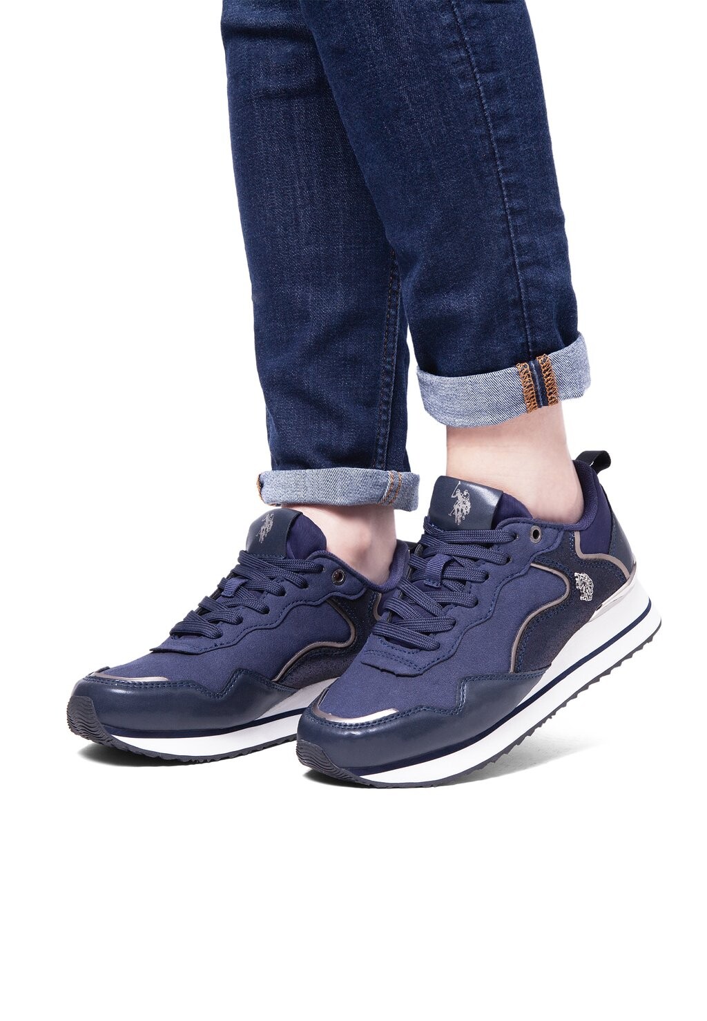 

Кроссовки низкие LAYLA U.S. Polo Assn., цвет blu