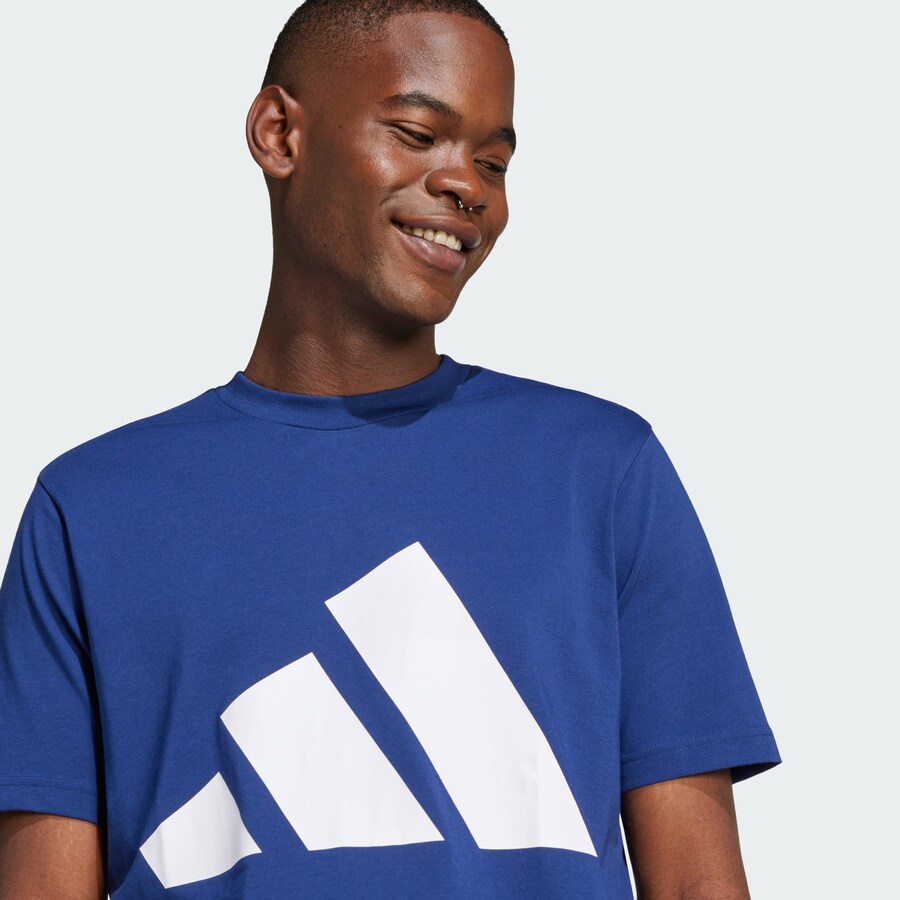 Рубашка для выступлений ADIDAS SPORTSWEAR Essentials, темно-синий — фото 4