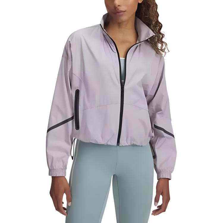 

Under Armour Неудержимая куртка SS25 женская рассветно-серая с розовым, Daybreak Gray Pink 009