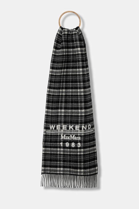 

Шерстяной шарф PAGELIA Weekend Max Mara, серый